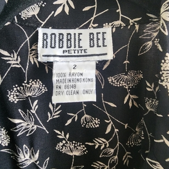 Robbie Bee Vintage Dress Size 2. - Picture 3 of 6